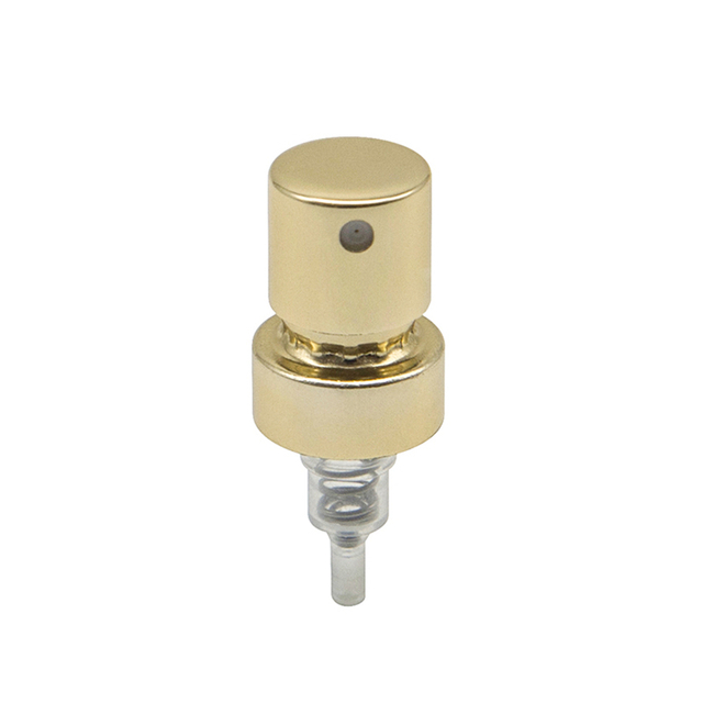 Pompa Crimp Parfum Emas Mengkilap untuk Botol Kaca