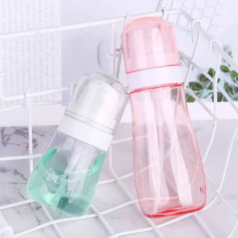 ขวดใสสเปรย์ฉีดผมพลาสติก PETG ขนาด 120 มล. เปล่าคุณภาพสูง