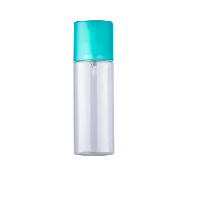 Flacone spray cosmetico a nebbia rotonda in plastica PET personalizzato migliore