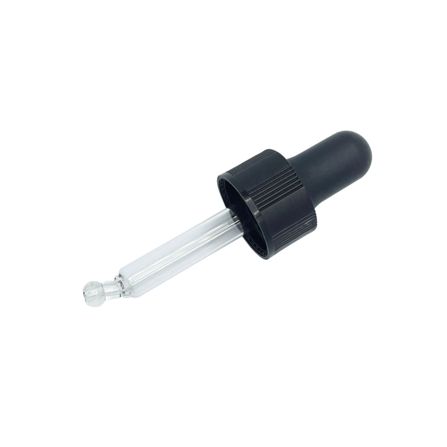 18/410 20/410 Žebrovan&eacute; čern&eacute; plastov&eacute; v&iacute;čko kap&aacute;tka na esenci&aacute;ln&iacute; olej